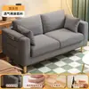 Sofá de Tecido Sala de Estar Aluguel Quarto Novo Sofá Duplo Simples Moderno Celebridade da Internet Sofá Individual Pequeno para Apartamento