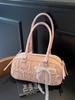 Bolso Transfronterizo de Gran Capacidad para Mujer 2025 Nuevo Casual Nicho de Un Solo Hombro Sobaco Bolso de Boliche de Estilo Occidental de Alta Gama