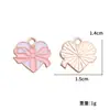 Série Dia dos Namorados Gotejamento de Óleo Coração Vermelho e Rosa Acessórios para Joias DIY Brincos Pulseiras Pingentes Liga Metálica Materiais Decorativos