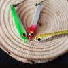 Fábrica atacado Luya isca agulha de pinho pequena placa de ferro chumbo peixe com gancho único de pesca Boca de Cavalo Branco engatilhado isca falsa lantejoulas
