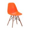 Silla Eames escandinava de plástico para el hogar, silla moderna y sencilla, taburete para ordenador con respaldo, silla de comedor creativa y moderna para hotel.