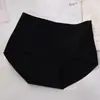 Roupa íntima de Algodão Puro Sem Costura de Cintura Alta Feminina Tecido de Algodão Peça Única Sem Costura Tamanho Grande Calcinhas para Meninas Cheinhas