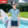 Roupa de Banho Infantil Conjunto de Biquíni Duas Peças para Meninos Novo Modelo 2025 Conjunto de Bermuda de Banho Profissional de Secagem Rápida com Proteção Solar para Meninos