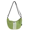 Bolso Cruzado de Lona Casual para Mujer 2025 Nuevo Bolso de Viaje Casual Ligero Almacenamiento Versátil Deportivo Nylon Dumpling Bag