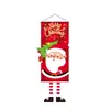 Novo Tecido de Pendurar de Natal Transfronteiriço e Bandeira Decorações de Festa, Suprimentos, Adereços, Aranjos Criativos de Tecido de Fundo Impresso