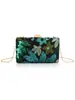 Bolso de Noche Bordado con Perlas de Lujo Ligero para Mujer, Bolso de Mano Versátil Elegante y de Moda, Bolso Cuadrado Pequeño con Lentejuelas para Boda y Fiesta