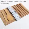 Herramientas para Hacer Sushi, Cuchillo para Sushi, Esterilla de Bambú para Enrollar, Plato de Cerámica, Cuchara Japonesa para Arroz, Juego de Moldes para Bolas de Arroz y Sushi