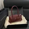 Moda Verão 2026 Nova Bolsa Boston de Luxo Cor Sólida para o Dia a Dia Bolsa de Ombro Único Transversal Versátil Atacado Bolsa Feminina