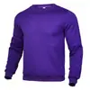 Sudaderas Deportivas Casuales de Moda para Hombre y Mujer de Primavera y Otoño Sudaderas Casuales de Moda Sudaderas Pullover de Manga Larga con Cuello Redondo de Color Puro