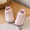 Tênis Esportivos Casuais para Meninas, Novos Sapatos de Primavera e Outono para Meninas, Sapatos de Princesa Fofos para Menininhas, Tênis de Treino para Bebês com Solas Macias
