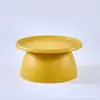 Mesa de centro redonda moderna simple mesa auxiliar de sofá celebridad de internet ins personalizada para el hogar sala de estar balcón exterior mesa de centro simple