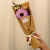 8 de Março Festival da Deusa das Mulheres Dia das Mães Simulação Buquê de Sabonetes Girassol Caixa de Presente de Mão com Flores Combinadas para Presente