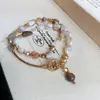 Nueva Estatua de Buda Estilo Chino Pulsera de Jade Colorido Circón con Cuentas Estilo Chino Tendencia Nacional Pulsera Versátil Moda Nueva Joyería para Manos Al Por Mayor