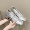 Zapatos de Salón con Tacón Grueso Estilo Chic Francés para Mujer 2026 Nuevas Llegadas Primavera/Otoño Personas Bajas Aumento de Altura Interior Mary Janes de Una Correa