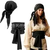 Conjunto de Dos Piezas de Pañuelo para la Cabeza de Pirata y Cinturón para la Cintura de Halloween Transfronterizo Set de Accesorios para Disfraz de Fiesta Cosplay
