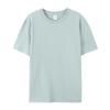 Camiseta de algodón peinado de manga corta 79000, 180 g, talla europea, personalizada, con cuello redondo y estampado publicitario.