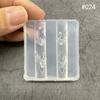 Molde para Uñas Artísticas Herramientas DIY Molde Transparente para Uñas Flor de Lazo Decorativa Película de Silicona Hecha a Mano Venta al por Mayor Transfronteriza