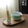 Batidor de bambú para matcha estilo japonés, herramienta de preparación de té de la dinastía Song, cepillo mezclador de matcha para ceremonia del té, soporte para batidor de té, juego de palillos para té