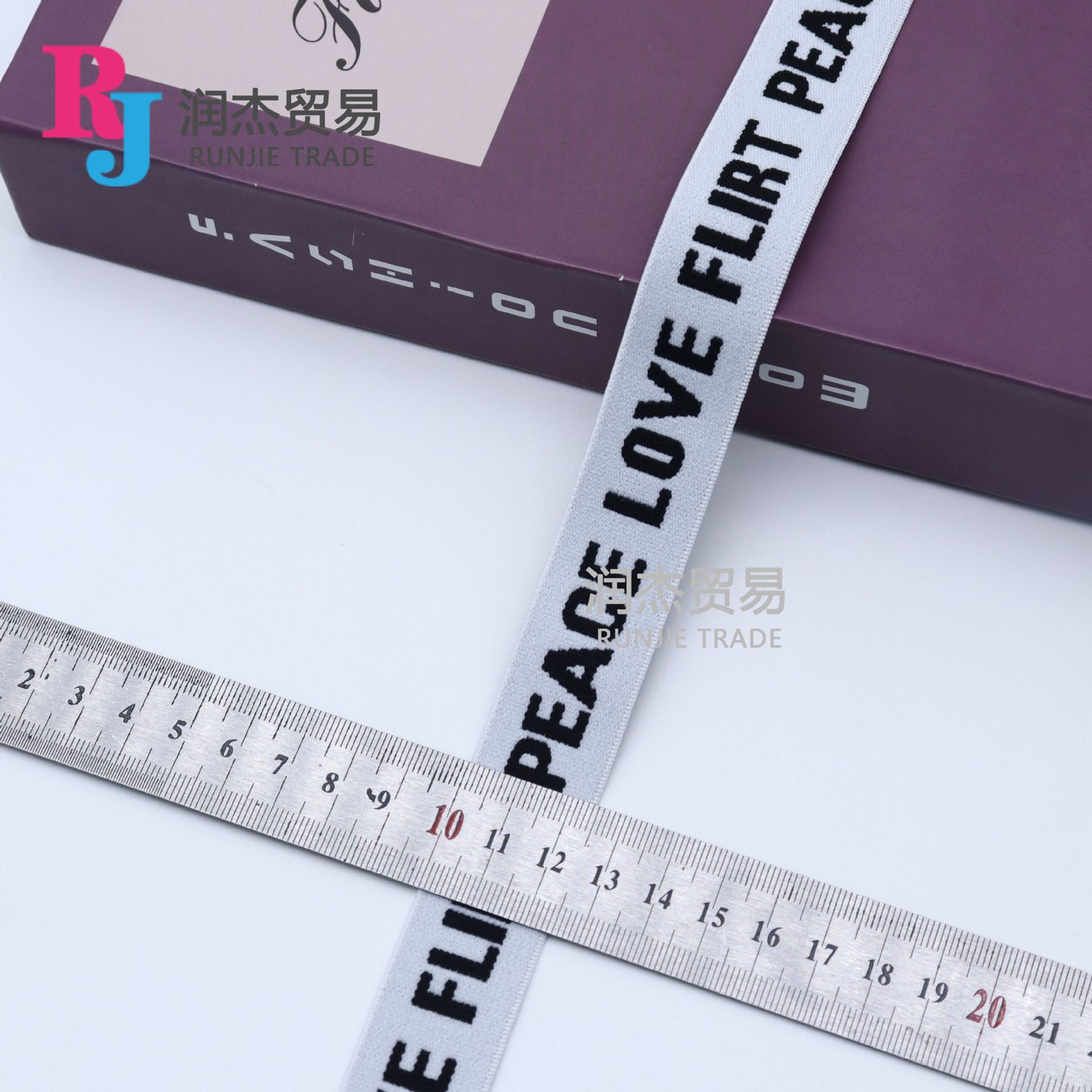12白提黑字PEACE LOVE FLIRT 2.5cm.j