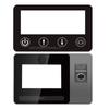 Máquina de Asistencia de Tiempo de Empleados Lente de Ventana de PC Reconocimiento Facial Máquina de Huella Digital Lente de Pantalla Acrílica Panel de Tarjeta de Deslizamiento