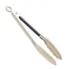Pinza de acero inoxidable para alimentos, cocina, barbacoa, frituras, filetes, pinza especial, pinza de silicona antiadherente resistente a altas temperaturas.