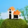 Casa Nueva Castillo Musgo Micro Paisaje Adornos Estilo Mediterráneo ZAKKA Casa Adornos Creativos Manualidades