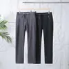 Calça de fleece forrada reta de três cores 5852