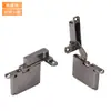 Dobradiça Ajustável para Portas, Eixo Giratório para Portas, Dobradiça Amortecedora para Portas de Madeira, Dobradiça de Porta Invisível, Dobradiça de Porta Atacado