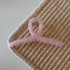 Pinza para el pelo de gel rosa con destellos, color sólido, pinza de tiburón para el pelo, accesorios para el pelo, estilo nuevo, elegante, versátil