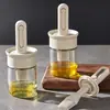Mogen cepillo retráctil de 6 filas con cabezal de silicona, botella de aceite para cepillo, cocina, barbacoa, panqueques, barbacoa al aire libre, dispensador de aceite, venta al por mayor de fábrica