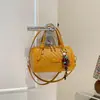 Bolso de Mano tipo Almohada de Moda para Mujer 2026 Nuevo Modelo Bolso Boston Bolso de Hombro Cruzado con Textura de Moda