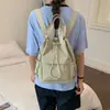 Mochila nueva para viajes diarios, mochila casual simple para el trabajo con bolsillos, versátil y ligera 2026