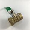 Válvula de bola de latón Ningbo Diamond con doble cable interior, serie 216, válvula de cobre, interruptor manual de agua del grifo, válvula de bola de latón