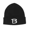[Personalizado] Venta Caliente Otoño e Invierno Hilo Cálido Hueco Moda para Hombres y Mujeres Gorros de Punto con Bordado de Letras Puño Gorros para el Frío