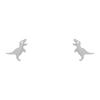 Pendientes de dinosaurio pendientes para hombre diseño de nicho personalidad hombres canallas guapos hombres fríos pendientes al por mayor transfronterizo