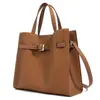 Bolsa Tote Popular Transfronteiriça Personalizada Bolsa a Tiracolo para o Dia a Dia Feminina Grande Capacidade High-End Versátil Nicho Bolsa Leão Ling