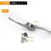 Aleación de zinc varilla de soporte de parada aleatoria varilla hidráulica gabinete puerta arriba y abajo mecánica forma de S parada aleatoria accesorios para muebles