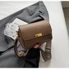Bolsa Pequena Texturizada Retrô para Mulheres 2026 Nova Tendência Mais Vendida Alça Larga de Ombro Bolsa para o Dia a Dia Fashion Versátil Bolsa Transversal Tendência