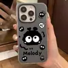 Briquettes Pretas São Adequadas para Capa Protetora de Celular Iphone17 Pro Max, Iphone16 Tudo Incluído 15/14 Anti-Queda