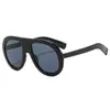 Gafas de Sol Estilo Aviador con Montura Grande Protección UV Moda Europea y Americana, Tendencia Transfronteriza Unisex Personalizadas Gafas de Sol de Gama Alta