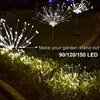Luces de Fuegos Artificiales Solares para Exterior, Jardín, Villa, Césped, Paisaje, Patio, Montaje en Suelo, Impermeables, Luces de Diente de León Navideñas, Fábrica