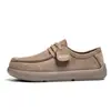 Zapatos Casuales de Cordones de Moda para Hombre de Talla Grande para Primavera y Otoño, Zapatos Individuales Retro de Caña Baja para Hombre, Zapatos Juveniles de Moda