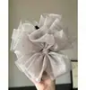 Pinza de Plátano de Malla Esponjosa~Vibras Perezosas Estilo Hong Kong 2026 Nuevo Pinza de Moda para el Cabello Accesorio de Moda para el Cabello