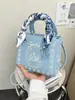 Bolsa Diana Bordada Moda Retro Luxo Leve Transfronteiriça Feminina 2026 Transversal Bolsa de Mão de Alto Padrão Bolsa Transversal de Ombro