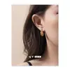 Pendientes de Diseño de Línea de Alta Gama Versátiles de Personalidad Europea y Americana Moda Simple Transfronteriza Personalidad de Nicho de Alta Calidad