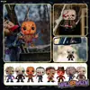 Decorações Criativas de Personagens de Filmes de Terror de Halloween Decorações de Abóbora Plana de Acrílico Pingente de Festa