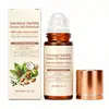 Rolo Facial de Quartzo Coco Baunilha Óleo de Rícino Cuidados com a Pele Hidratante Suavizante Portátil Massagem Nutrição Cuidados com o Corpo