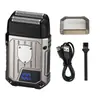 Ventas Directas de Fábrica Suministro Especial Transfronterizo Reciprocante Afeitadora Eléctrica para Hombre Maquinilla de Afeitar Pantalla Digital Lavable en Todo el Cuerpo