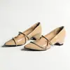 Zapatos Mary Jane para Mujer 2026 Tendencia Estilo Coreano Nuevos de Primavera Zapatos Pequeños de Cuero Moda Elegante Versátiles Punta Fina Zapatos de Corte Bajo