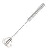 Fabricantes transfronterizos en stock mayoreo acero inoxidable batidor de huevos giratorio de mano crema huevo batidora semiautomática